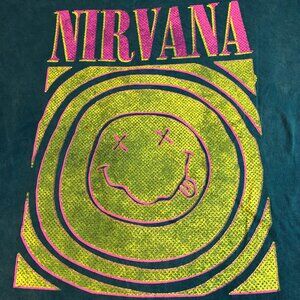 NWOT: Officially Licensed Nirvana Graphic T-Shirt Unisex Size Large